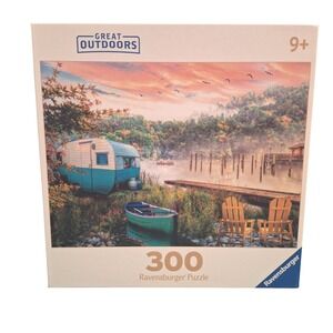 Ravensburger Great Outdoors Lakeside Camping 300 Piece Jigsaw Puzzle 806324